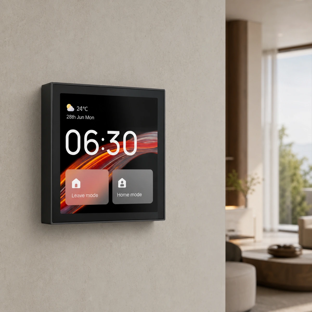 4-inch Center Control Panel with Voice Control Alexa Built-in