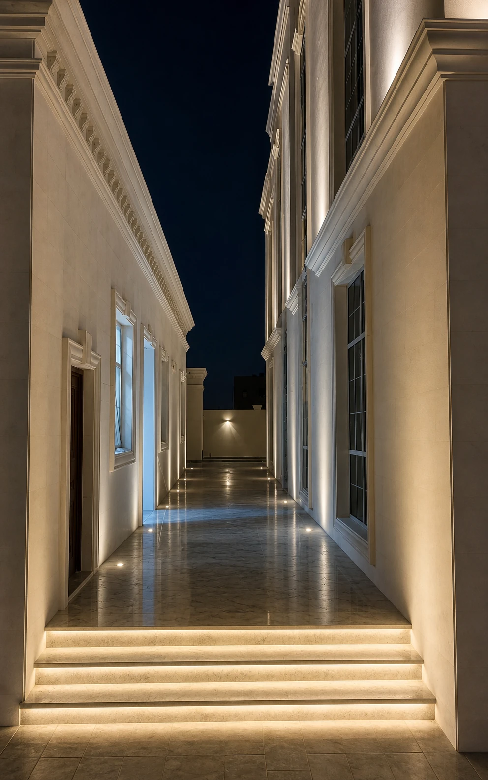 Private Walkway Lighting