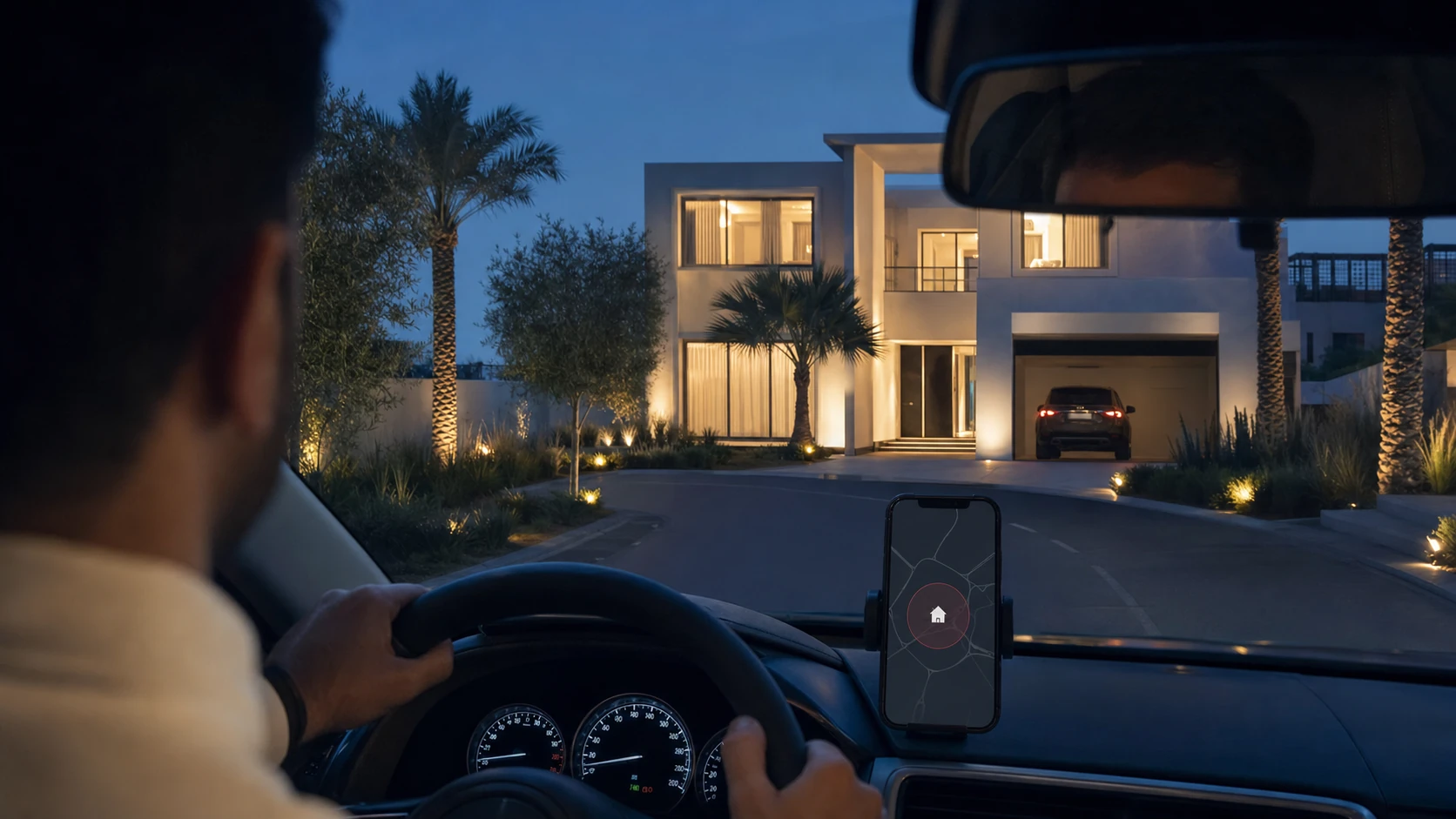 Location-based Routines for a premium UAE villa