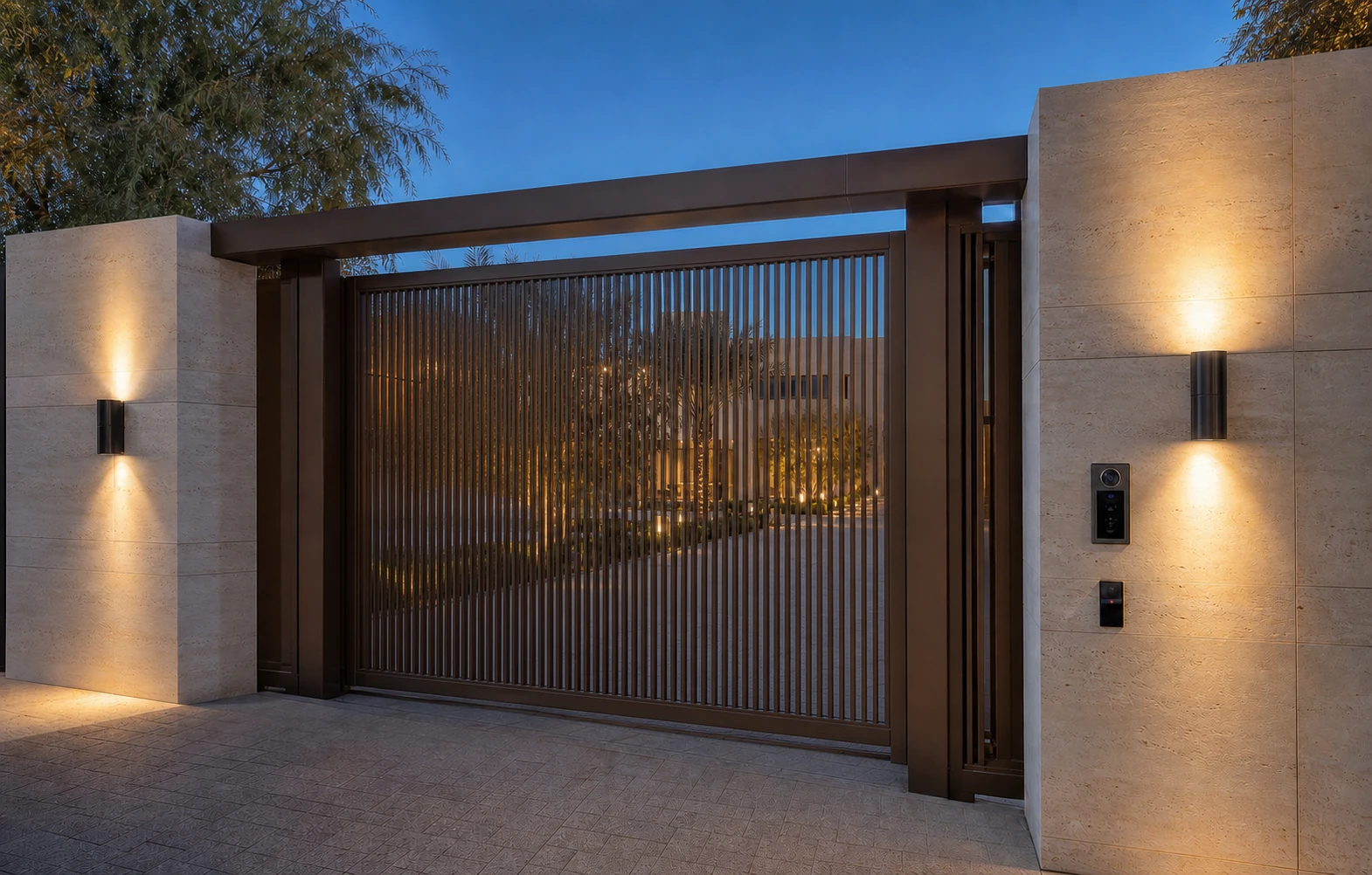 Smart Villa Gates for a premium UAE villa